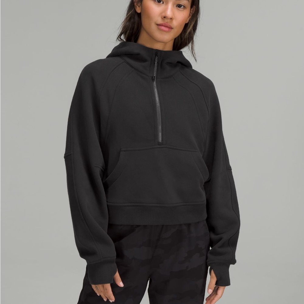 Scuba Oversized Half-Zip Hoodie